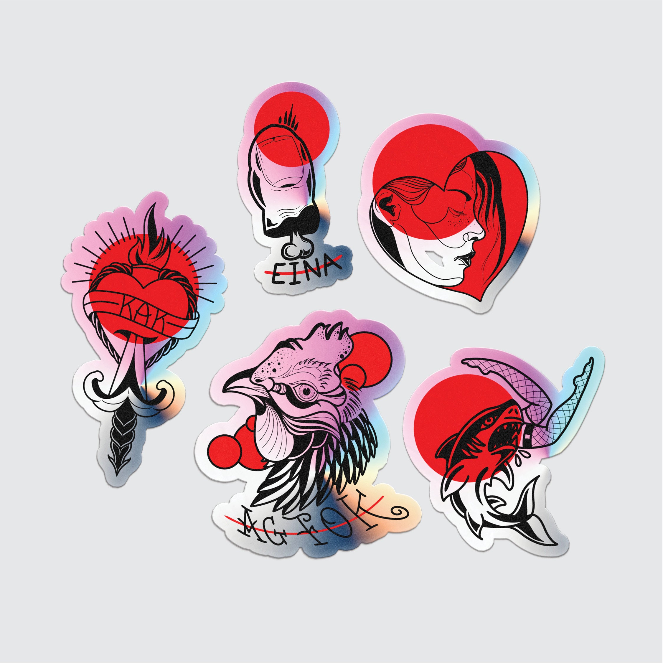 Kak Lucky Sticker Pack