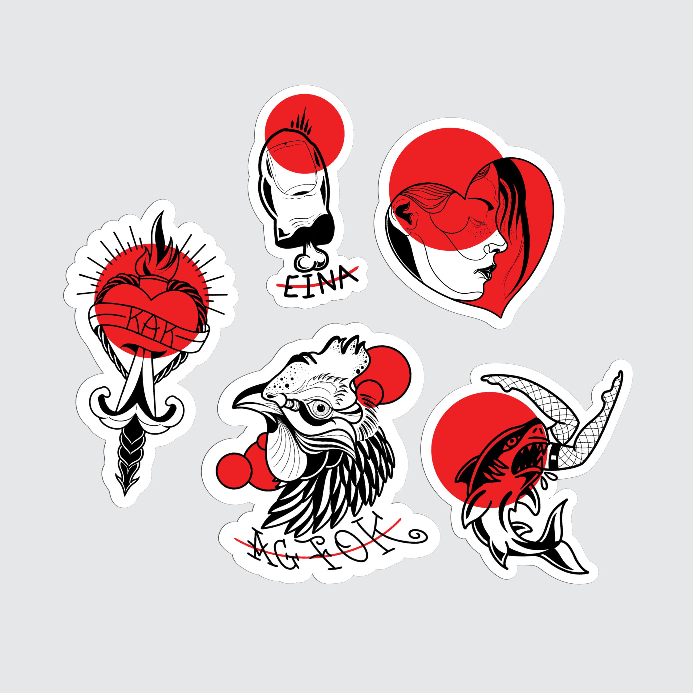 Kak Lucky Sticker Pack