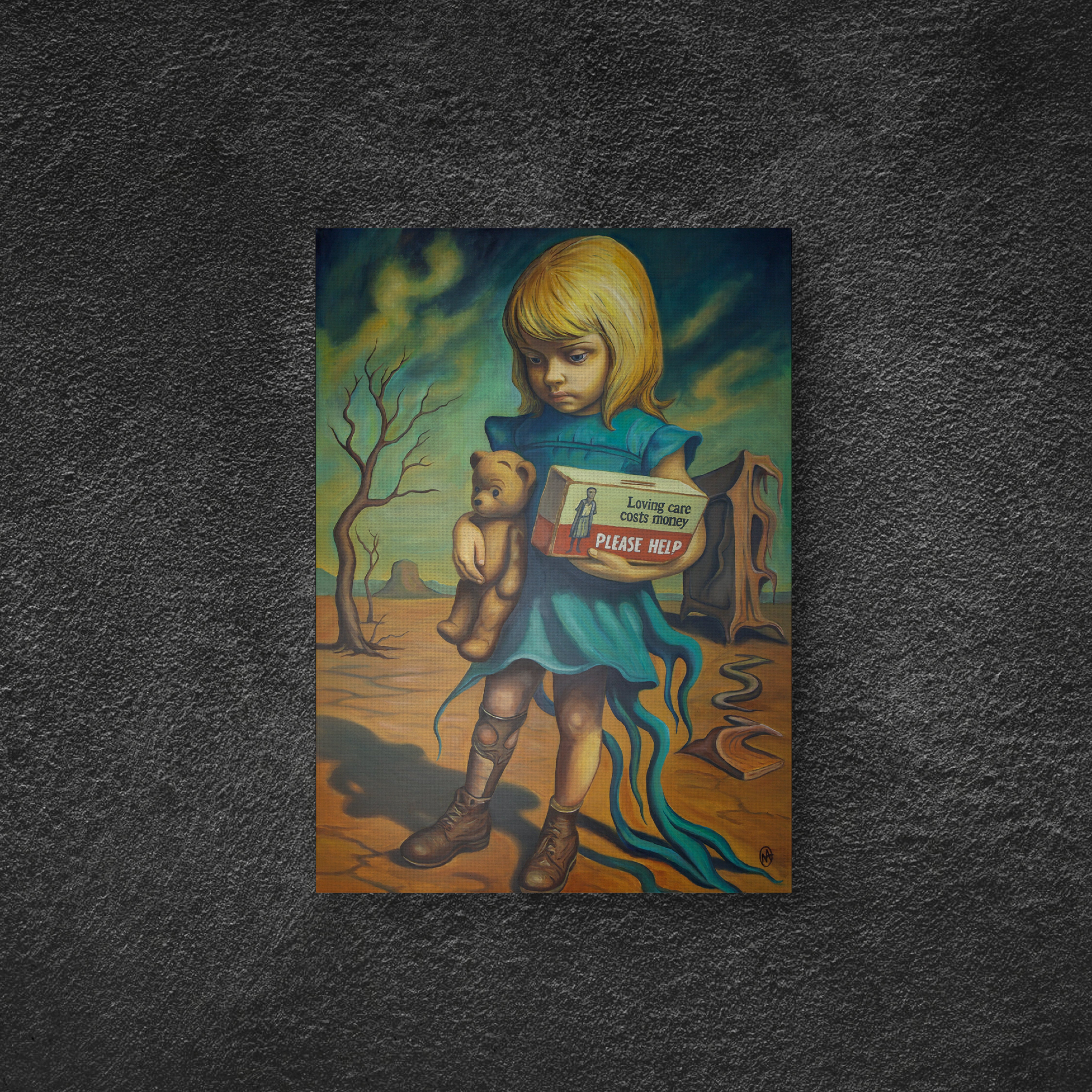Suzie Charity Girl Canvas Print