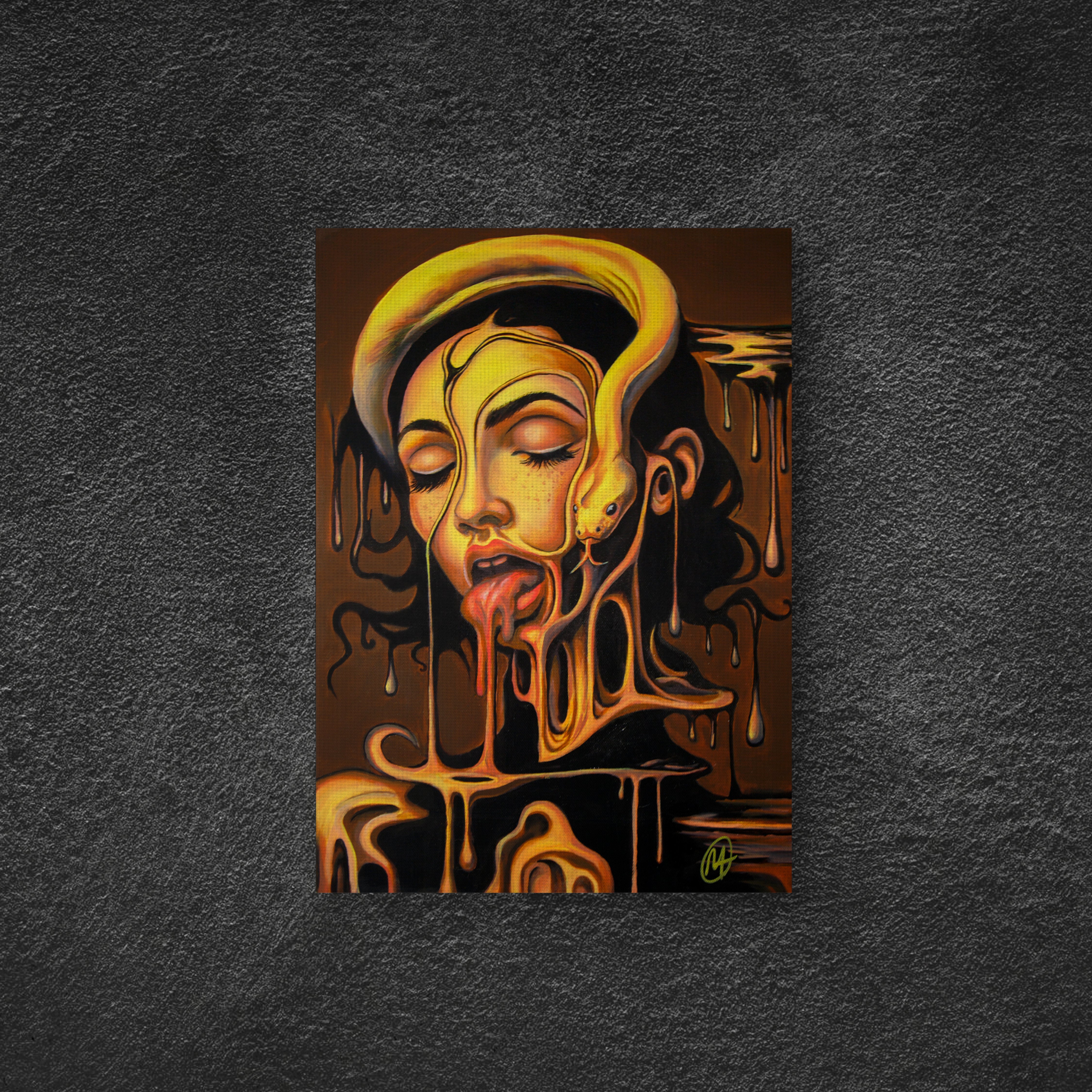 Snake Lady Canvas Print