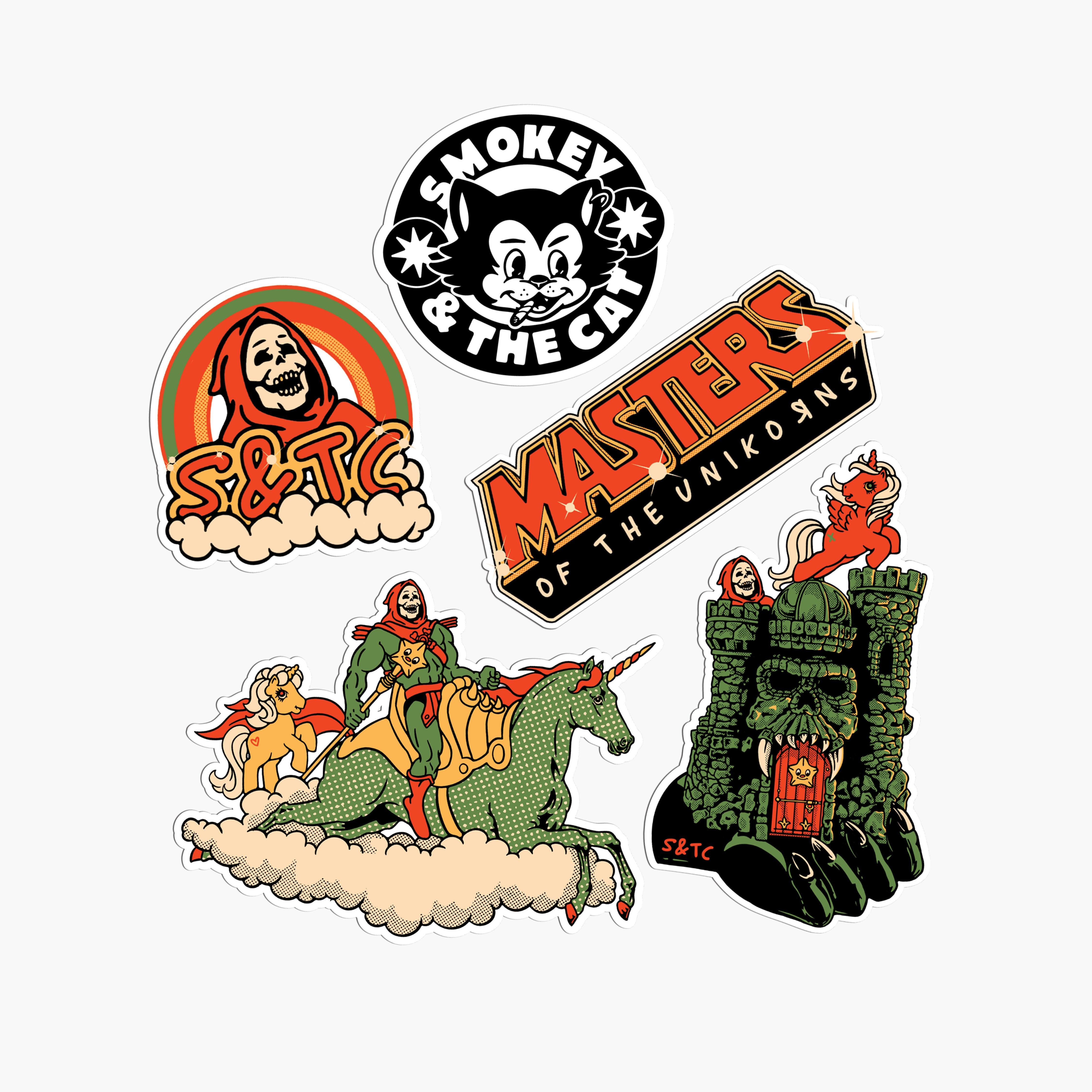 Masters Of The Unikorns Sticker Pack