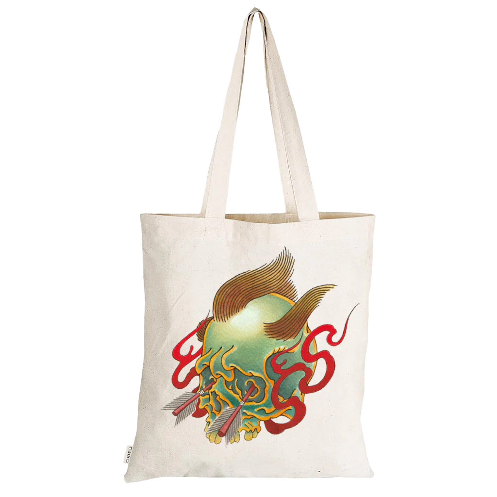 Green Skull Tote