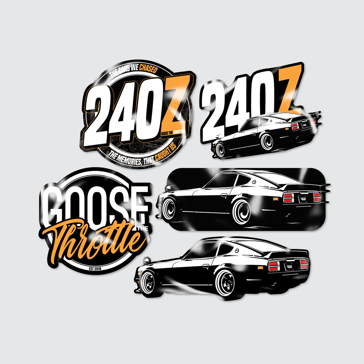 GTT 240Z Sticker Pack