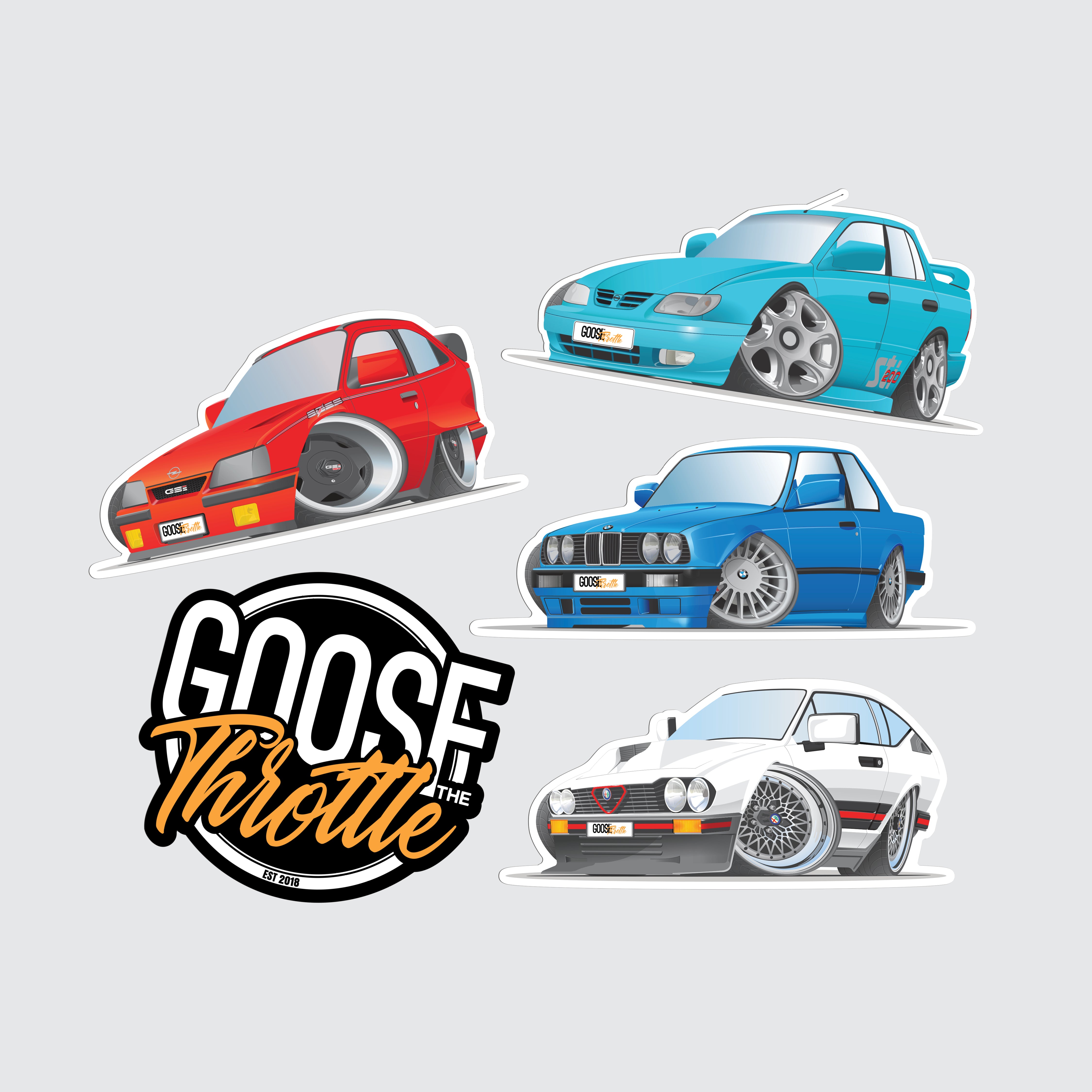 Caricature Sticker Pack