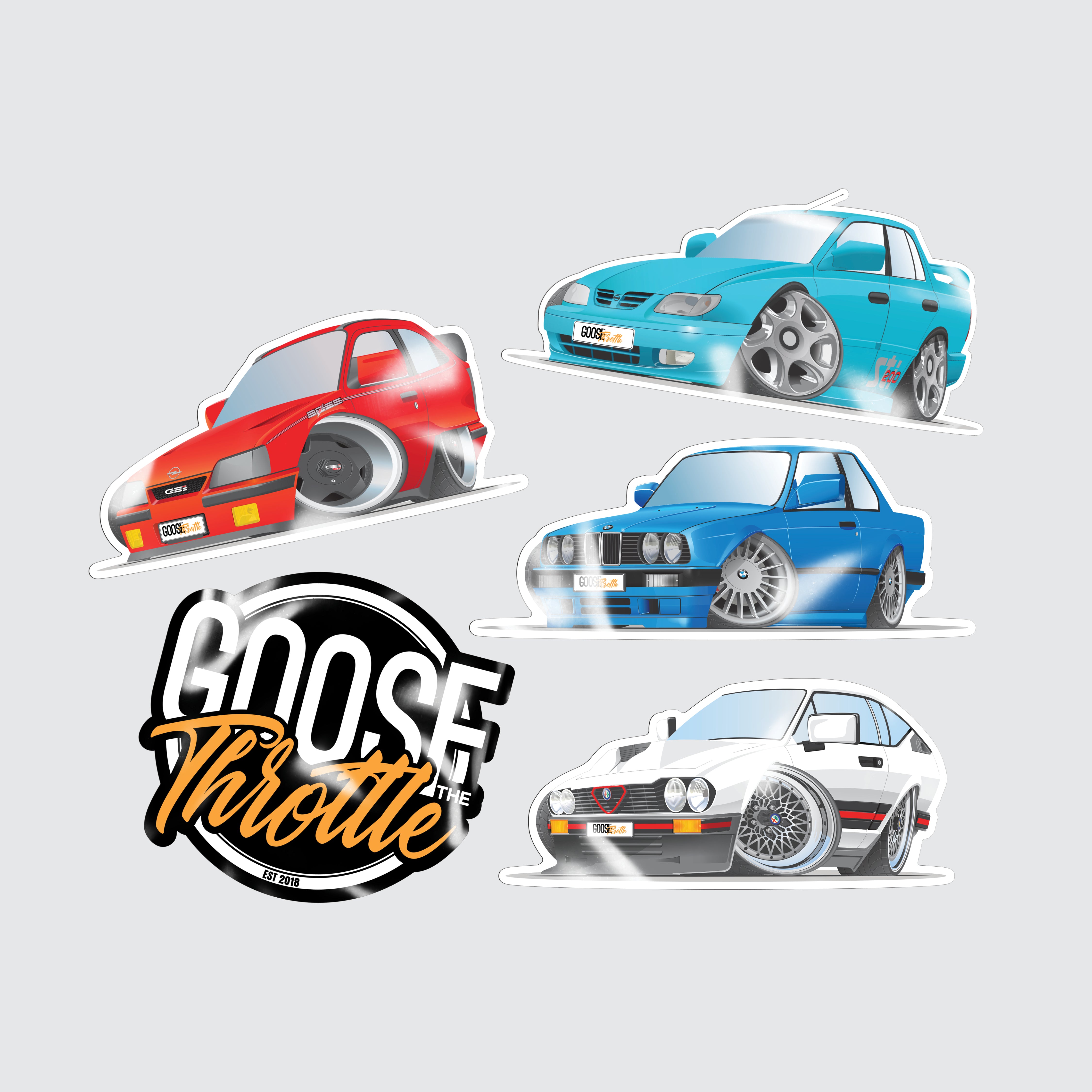 Caricature Sticker Pack