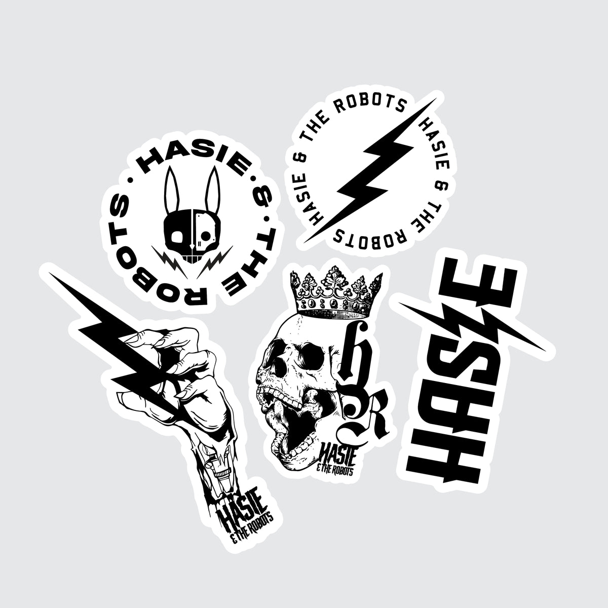 Hasie & The Robots Sticker Pack