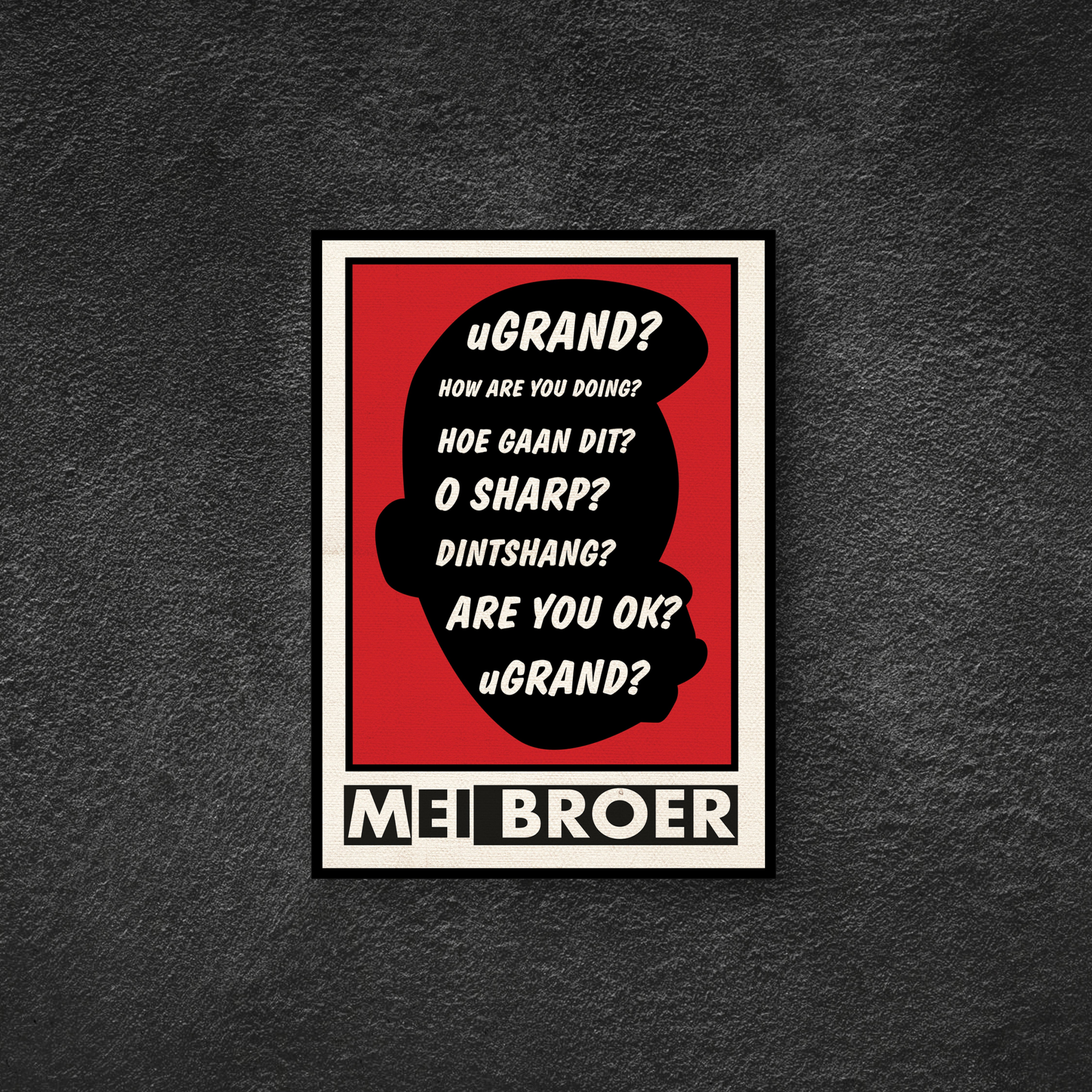 Mei Broer Canvas Print
