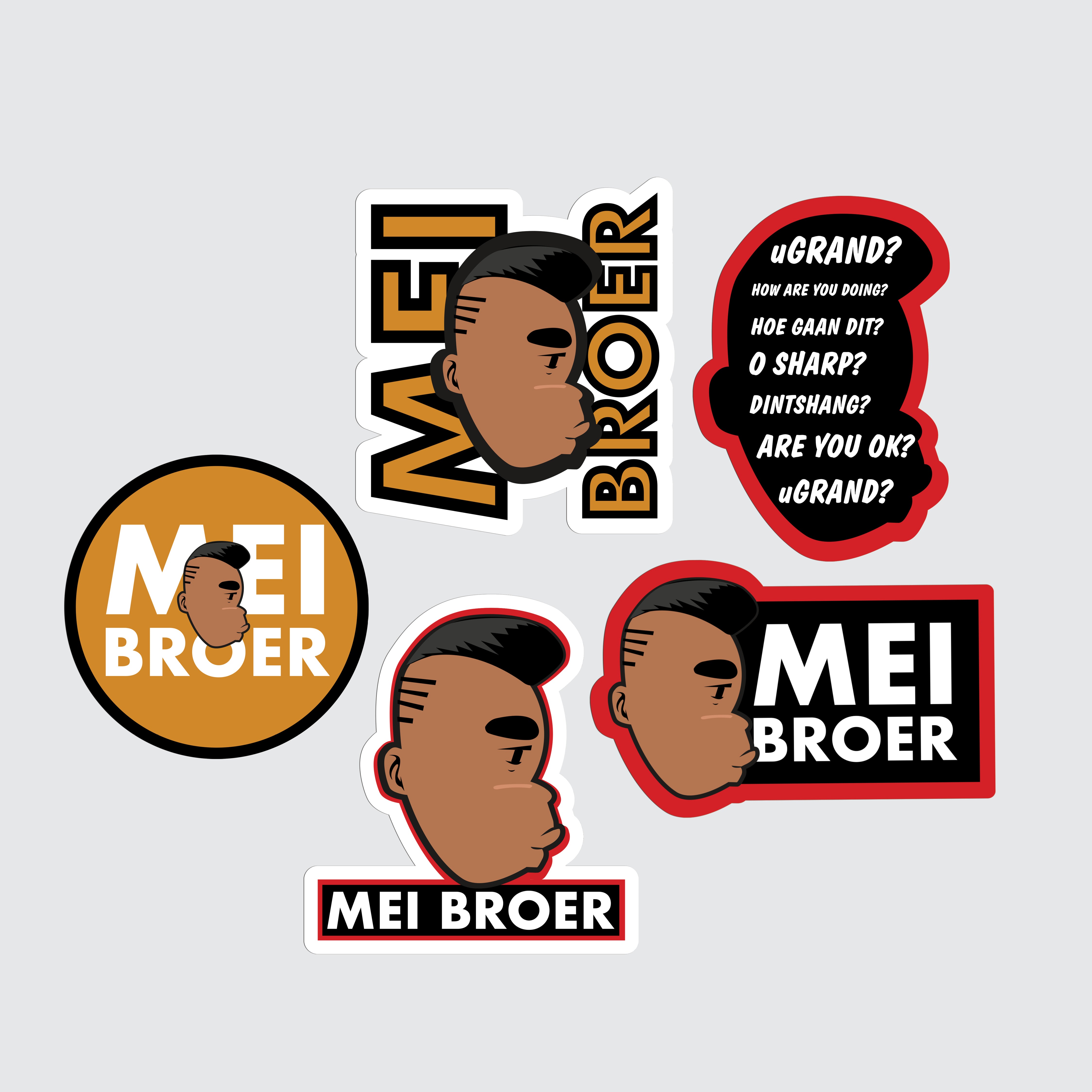 Mei Broer Sticker Pack