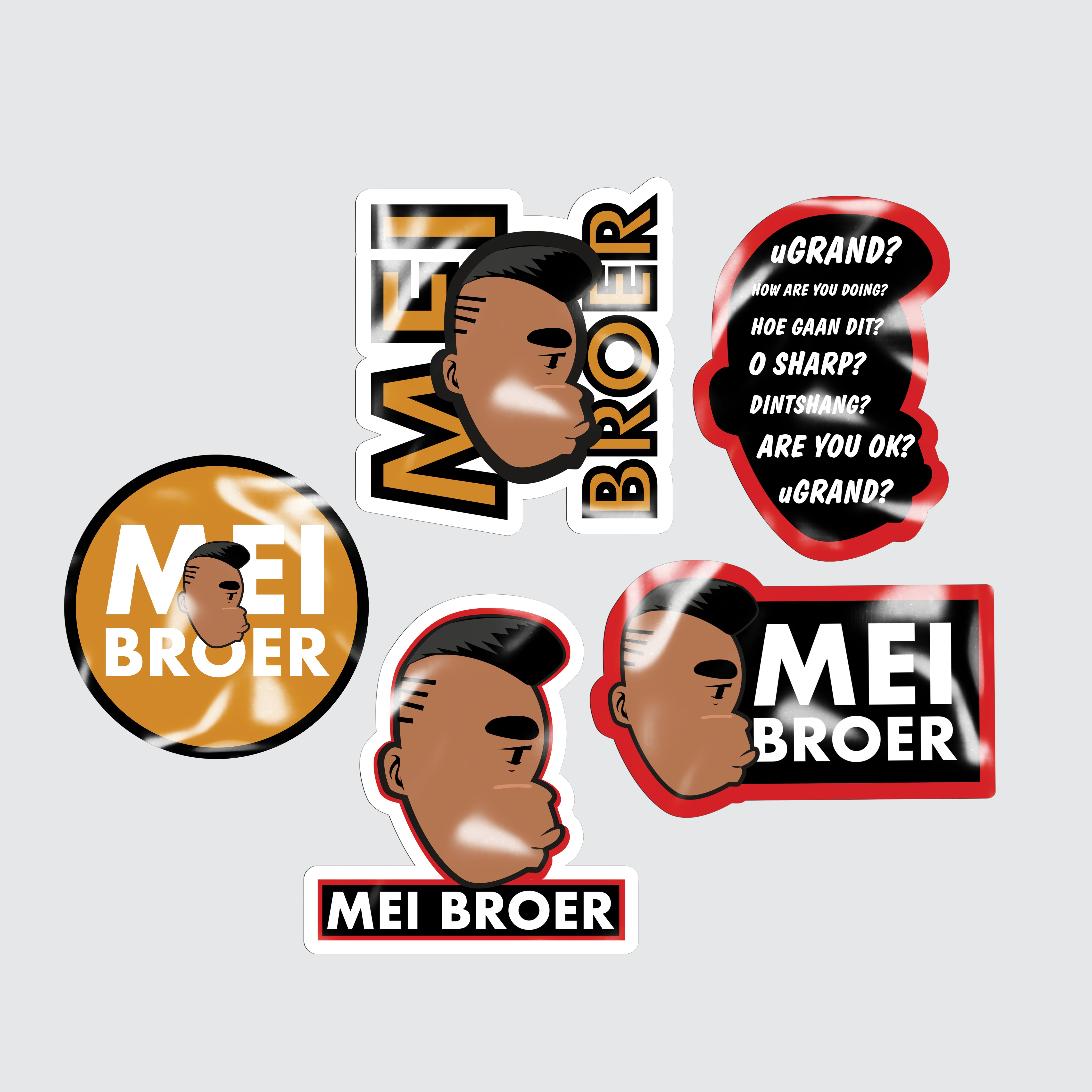 Mei Broer Sticker Pack