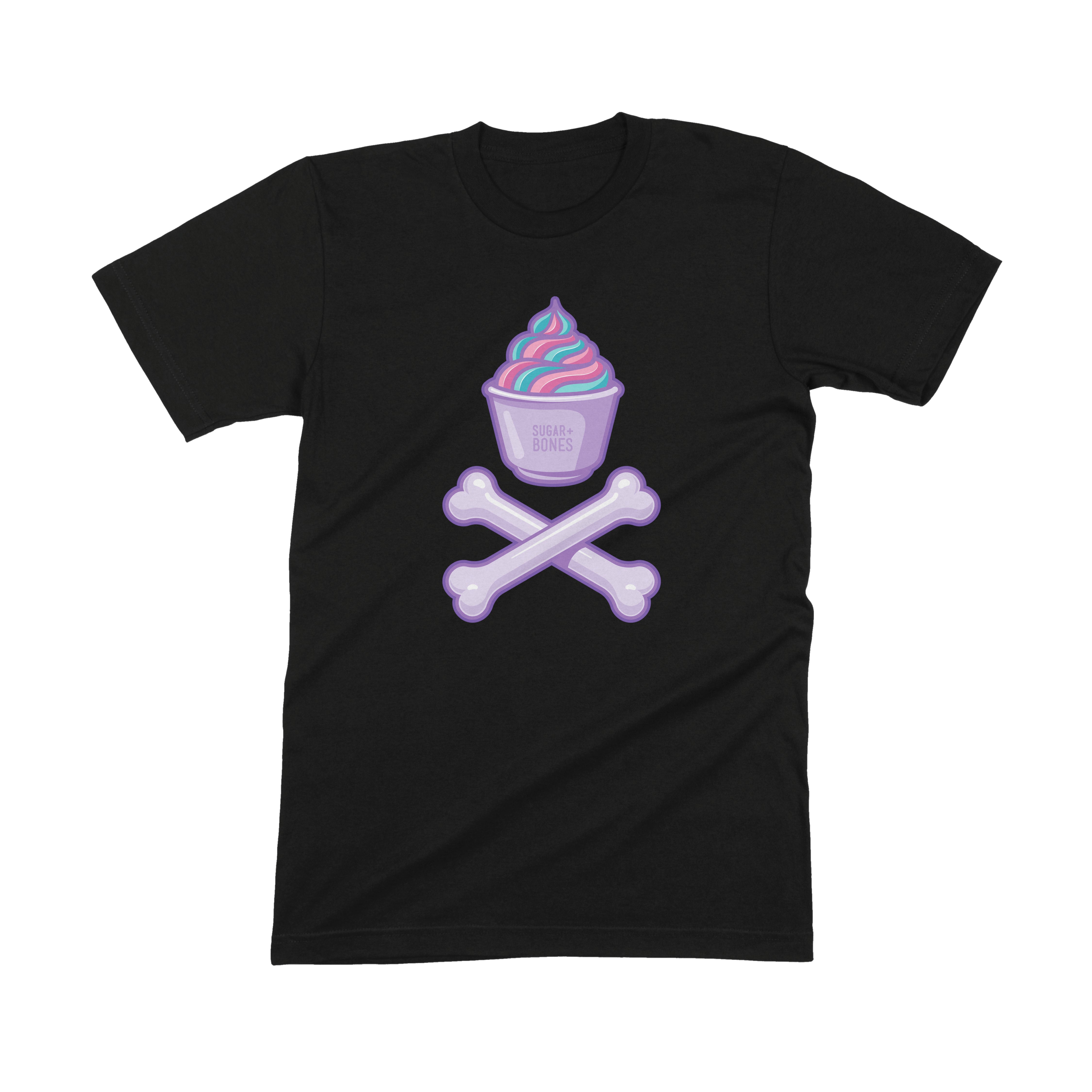 Ice Cream Tub & Bones Tee