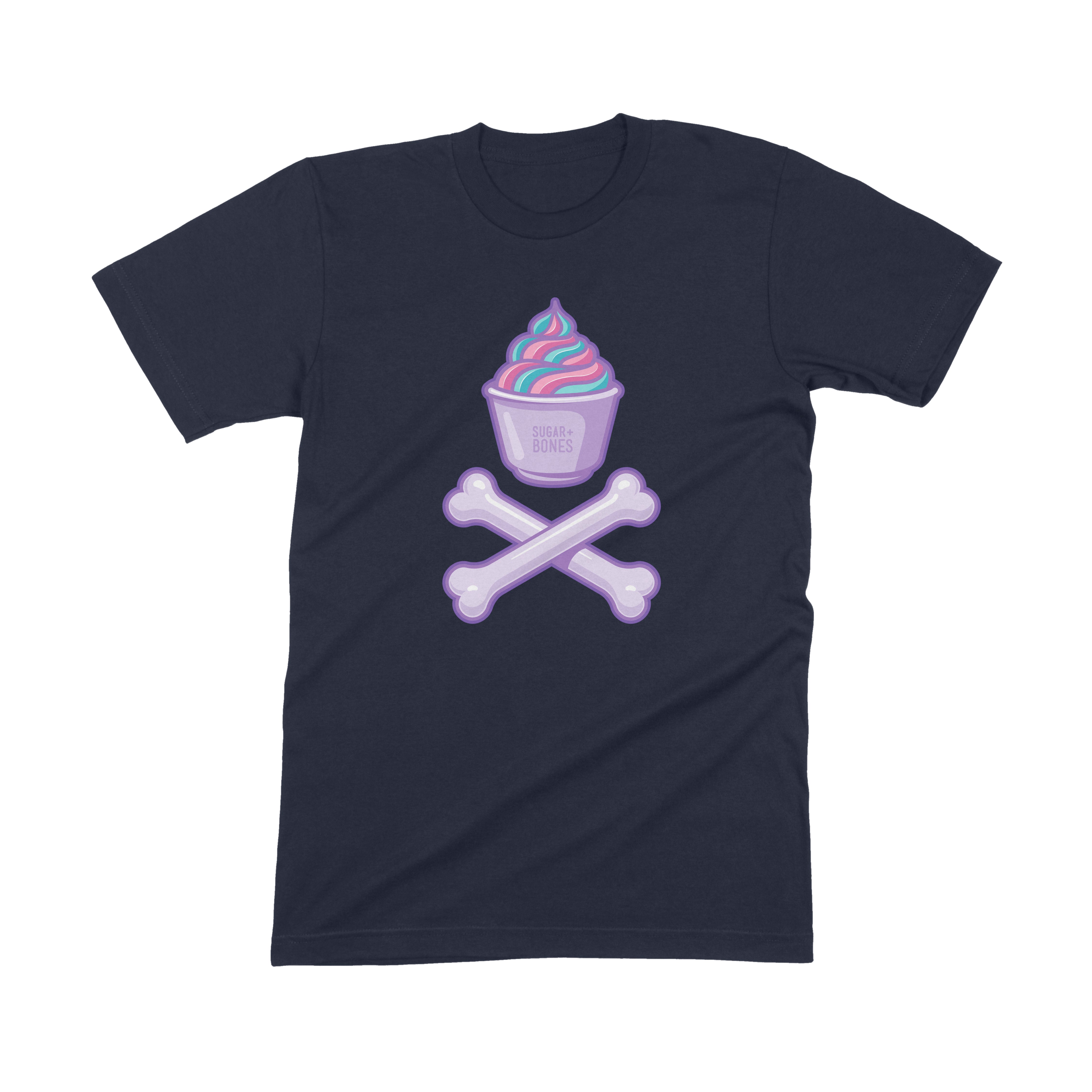 Ice Cream Tub & Bones Tee
