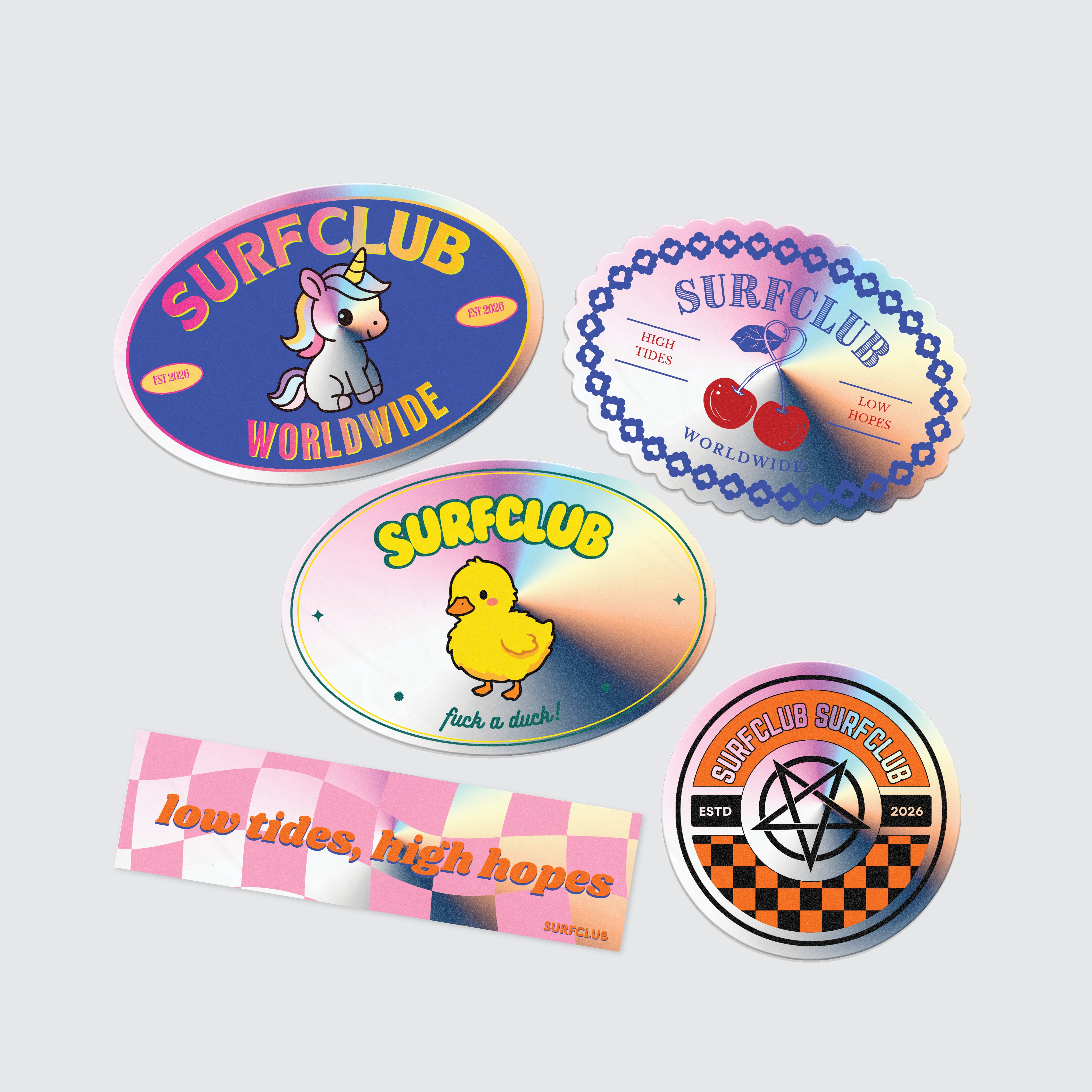 Surfclub Sticker Pack