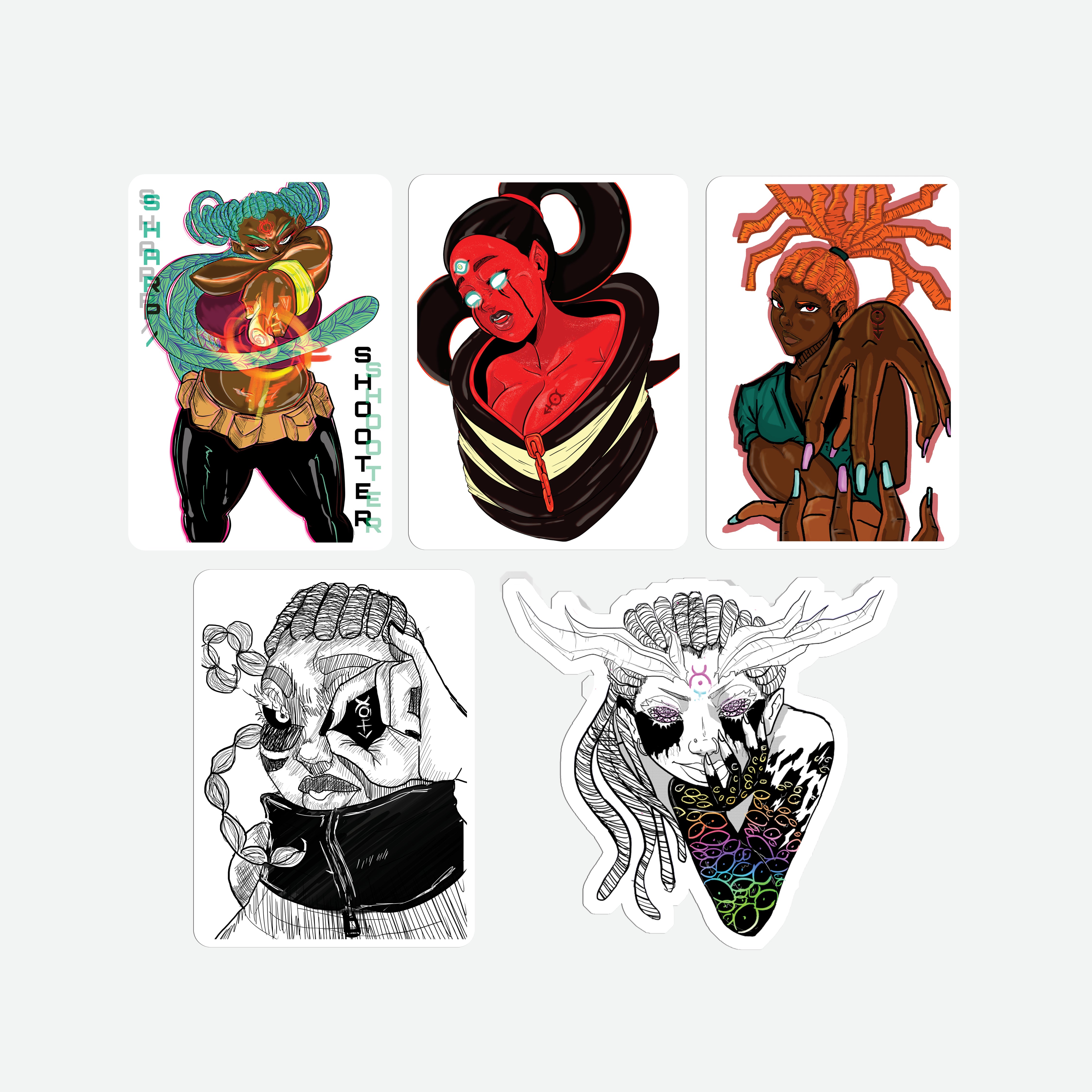 Antares, The Spectre. Sticker Pack