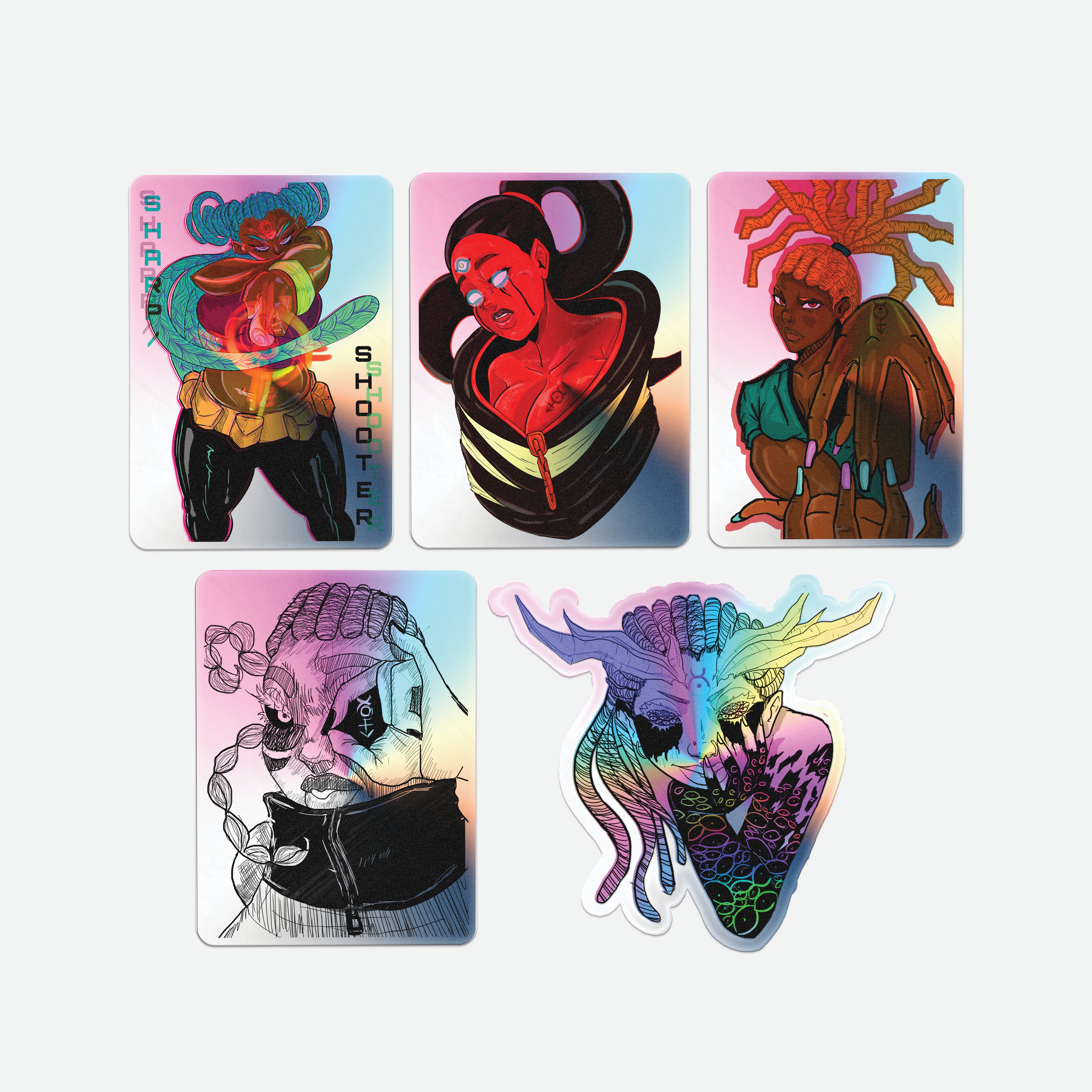 Antares, The Spectre. Sticker Pack