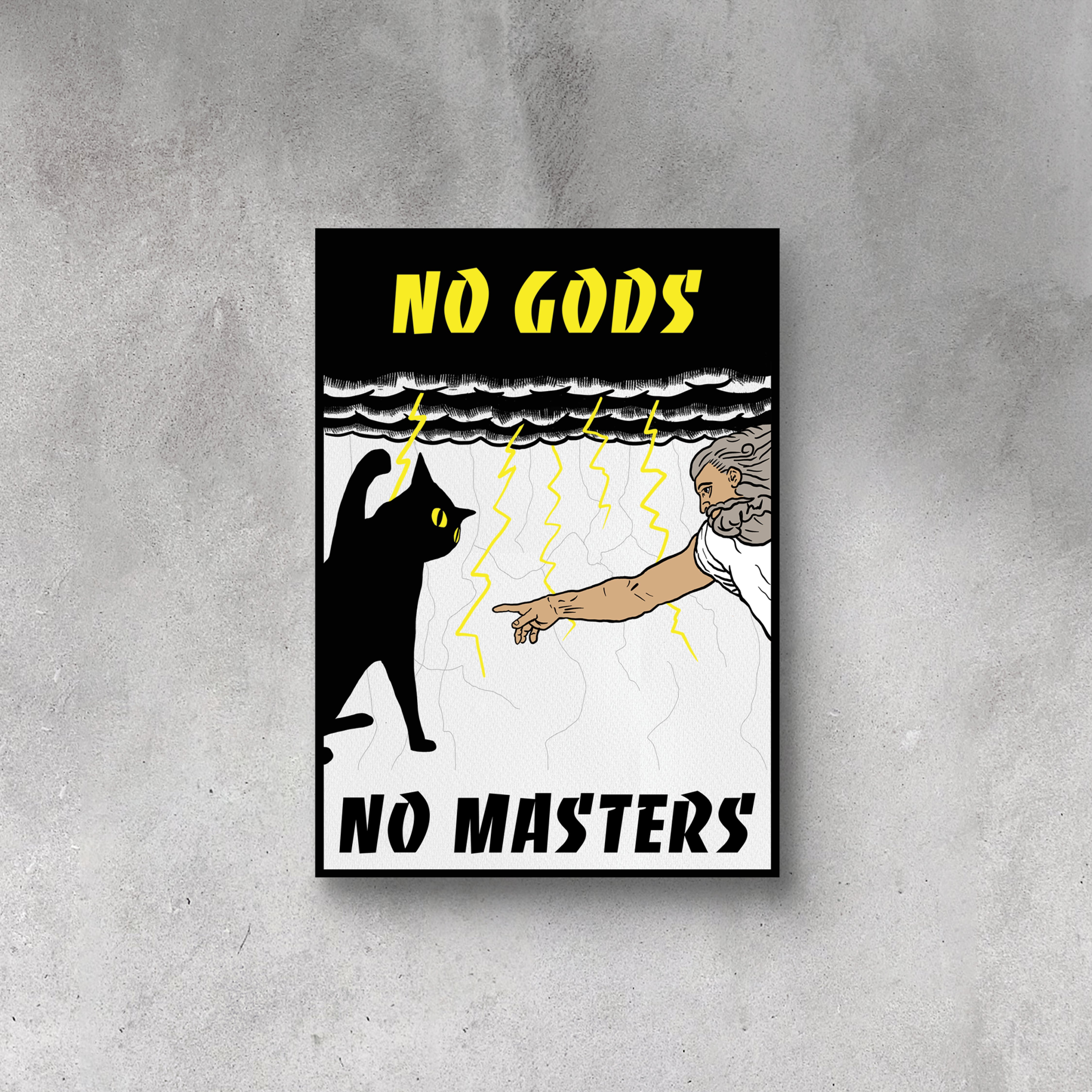 No Gods No Masters Poster Print