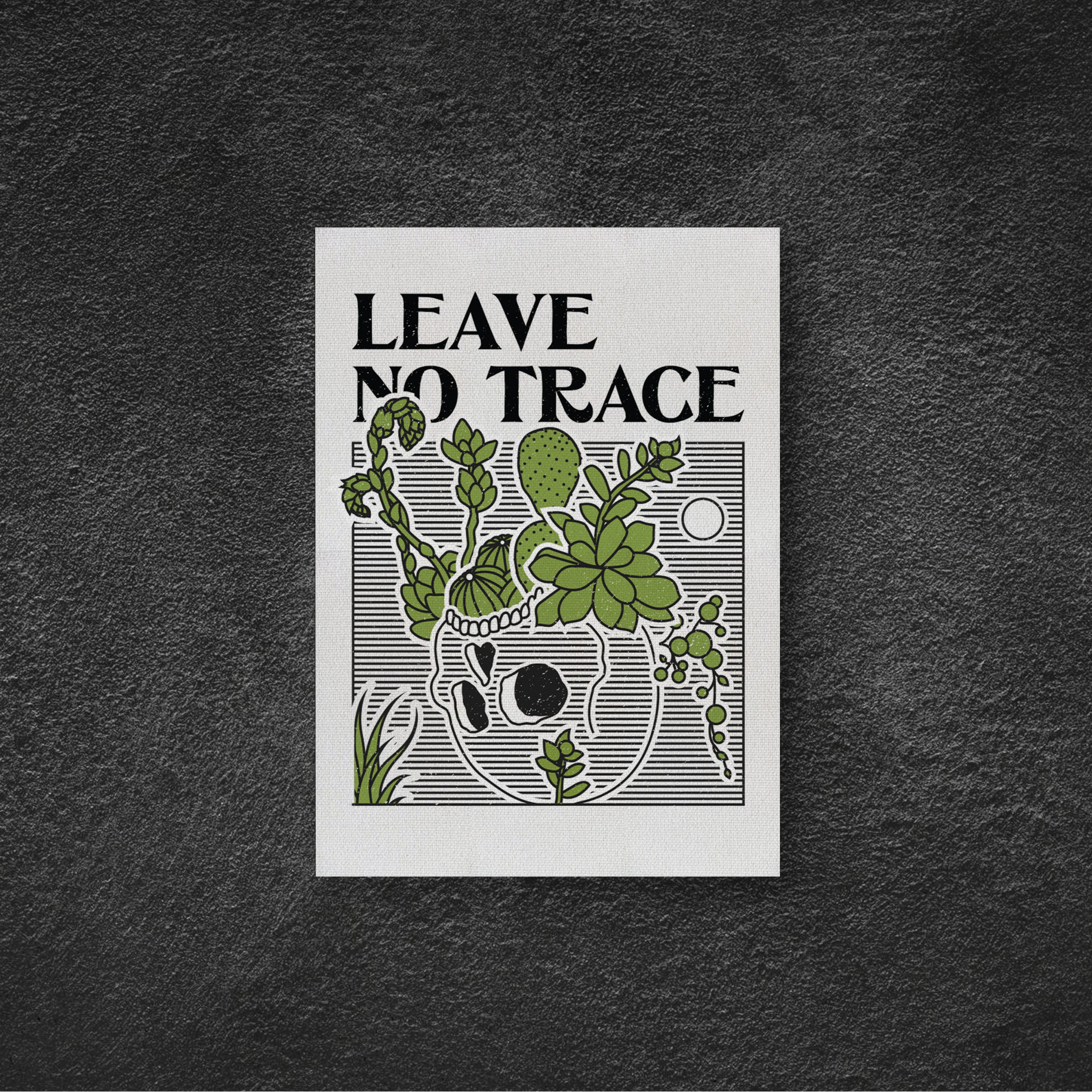 Leave No Trace Canvas Print