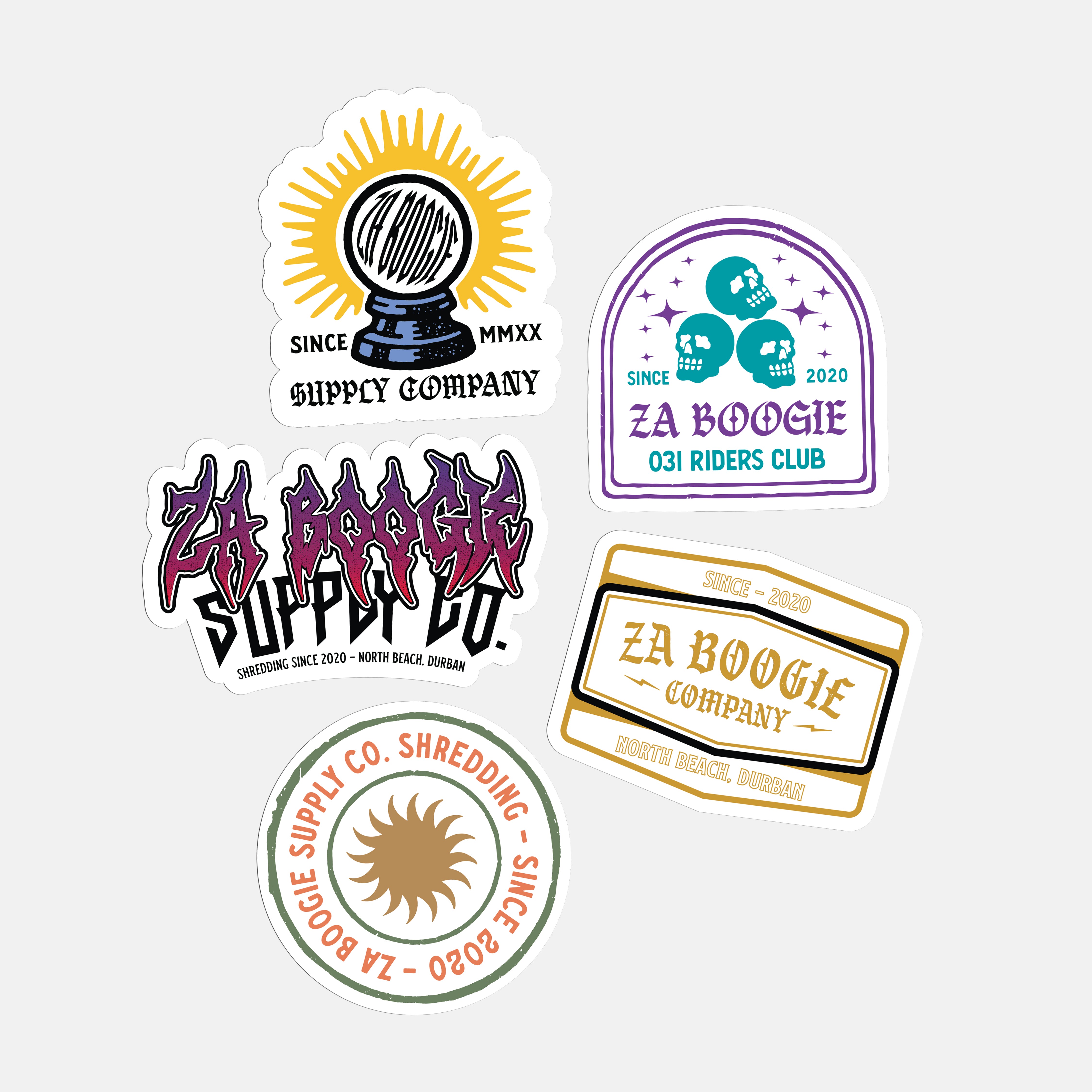 ZA Boogie Sticker Pack