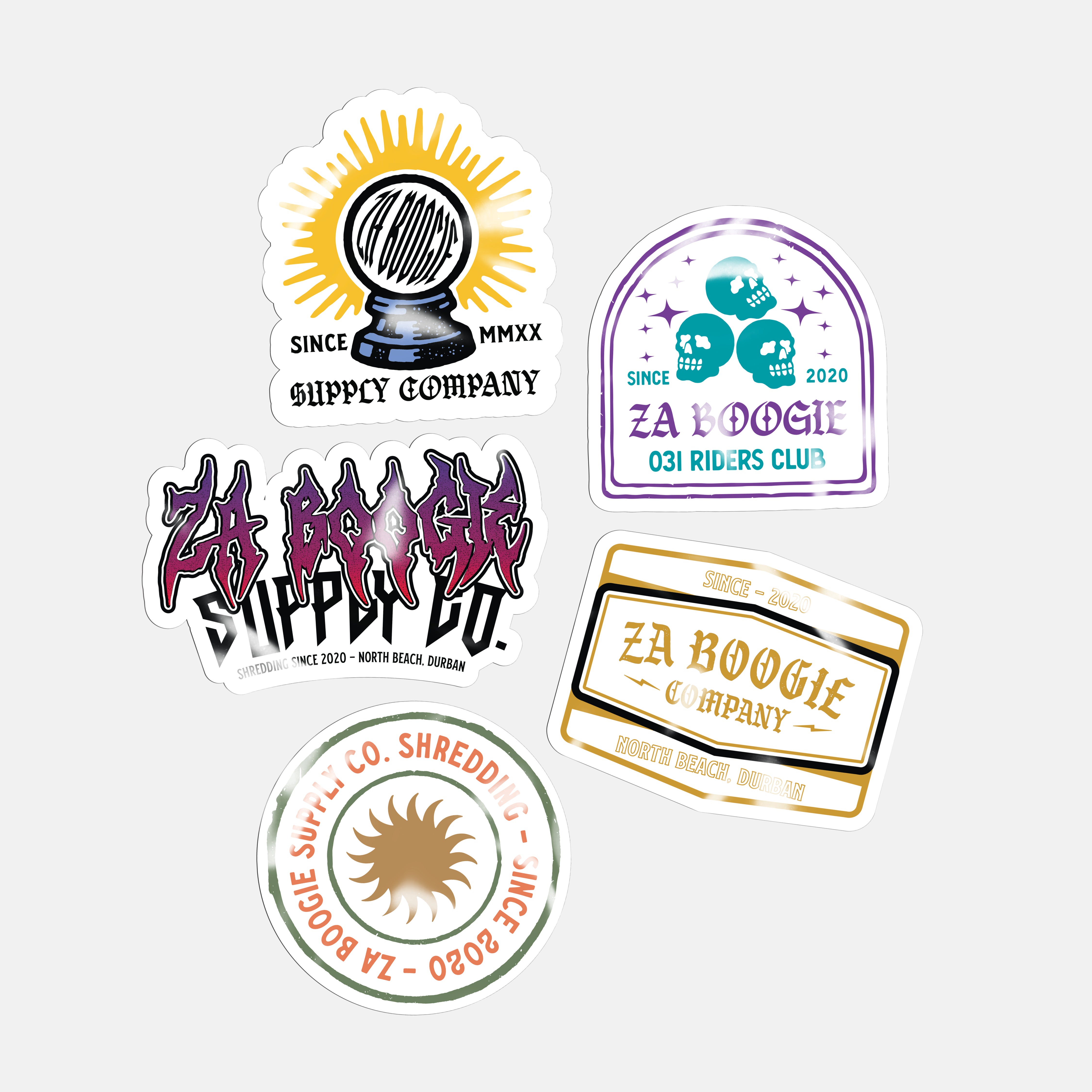 ZA Boogie Sticker Pack