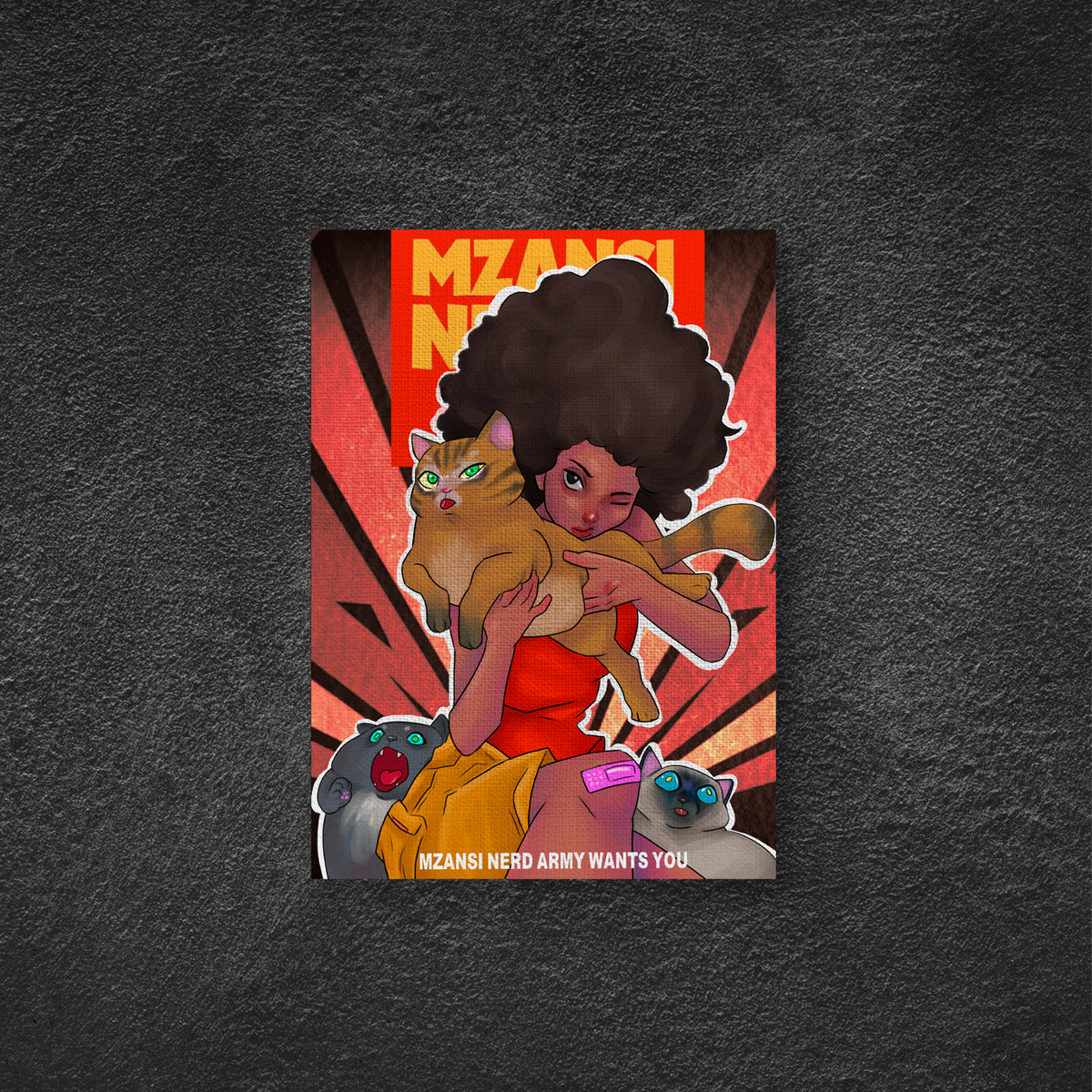 Mzansi Nerds Army Canvas Print