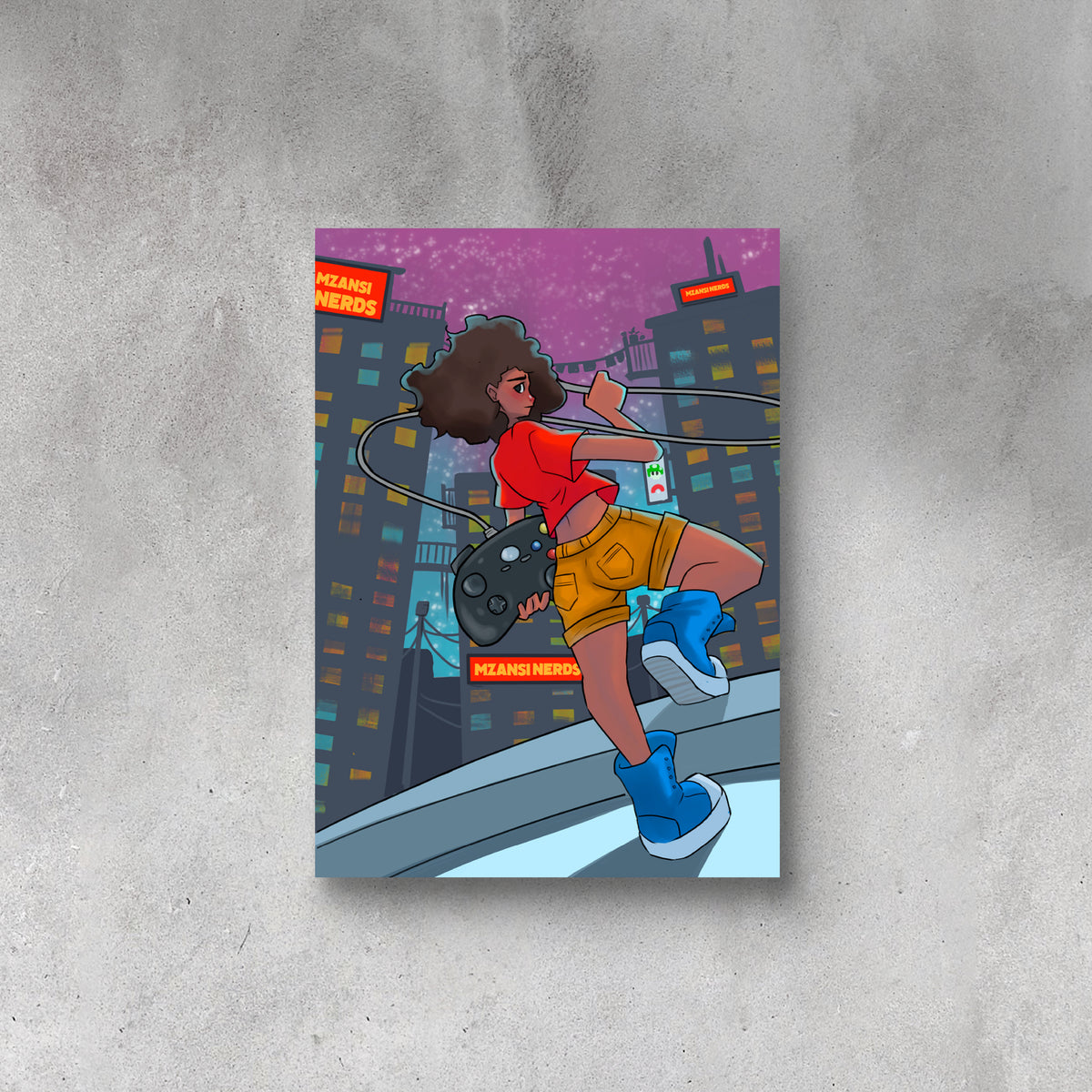 Buhle in the City Poster Print