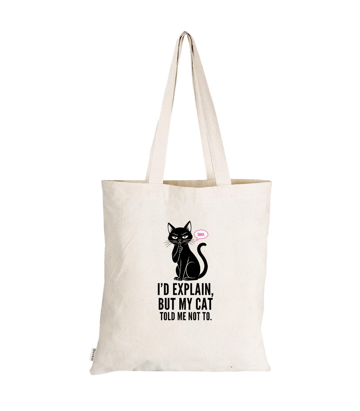 Printed Chaos Cat Tote