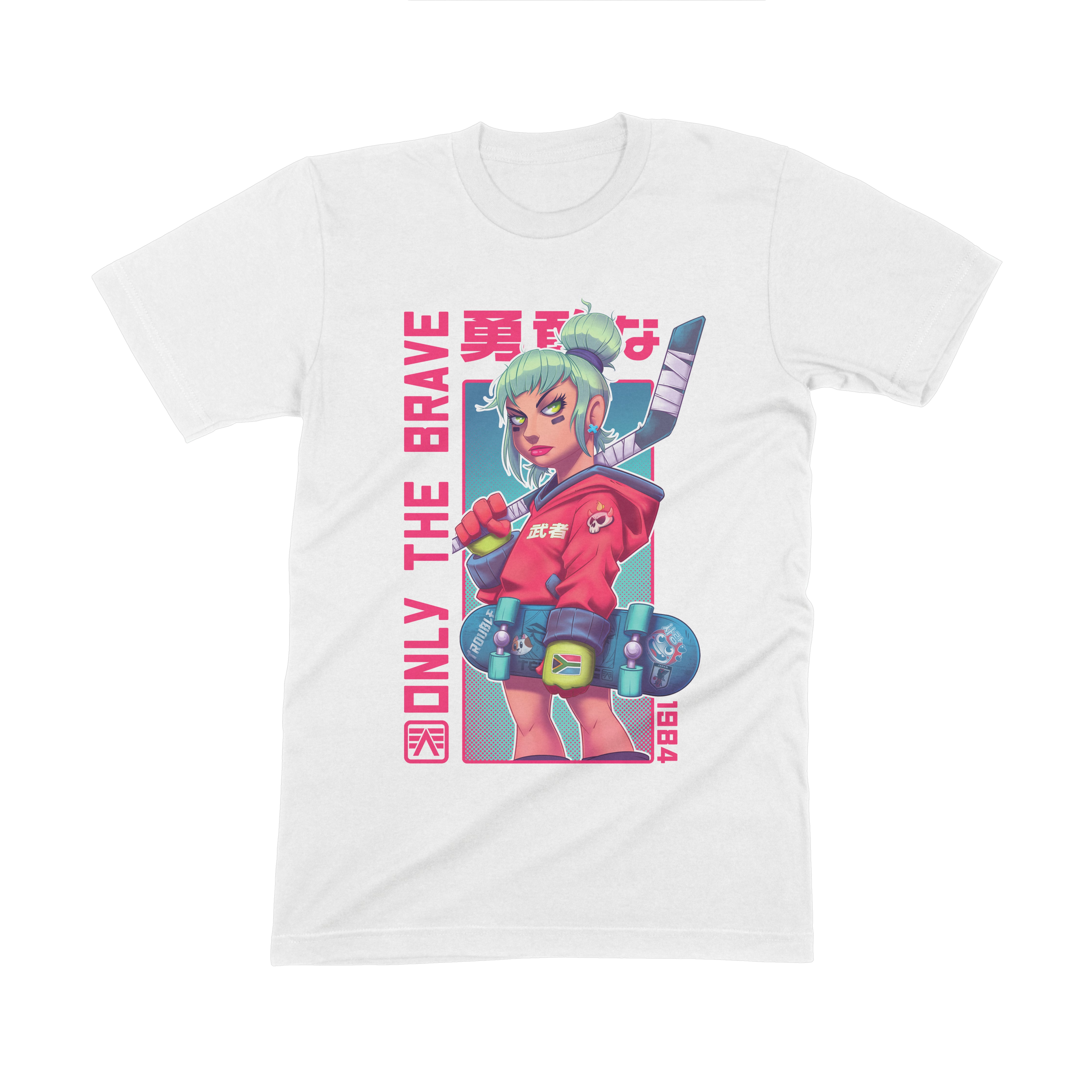 Skating Zombie Girl Tee