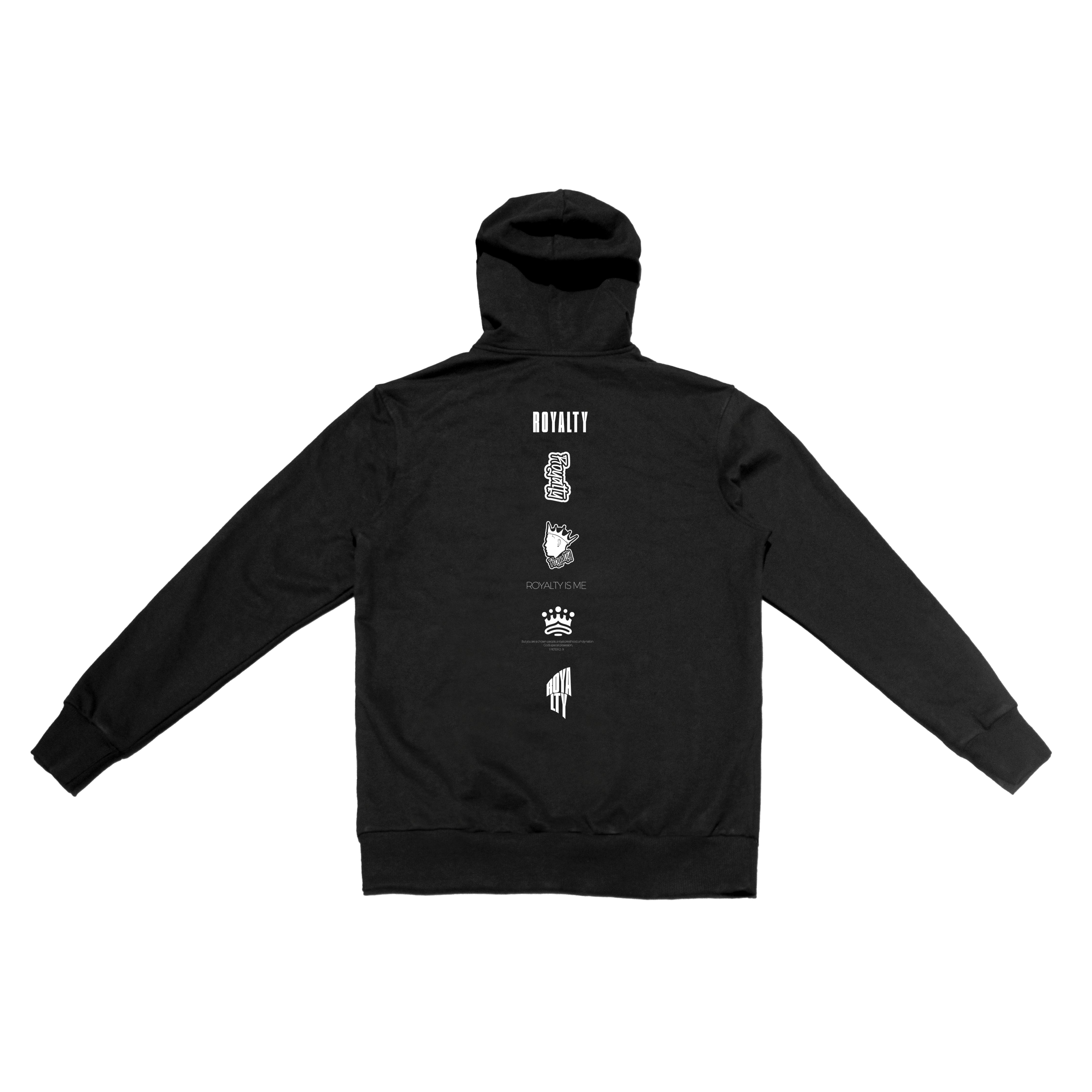 Royalty Text Hoodie