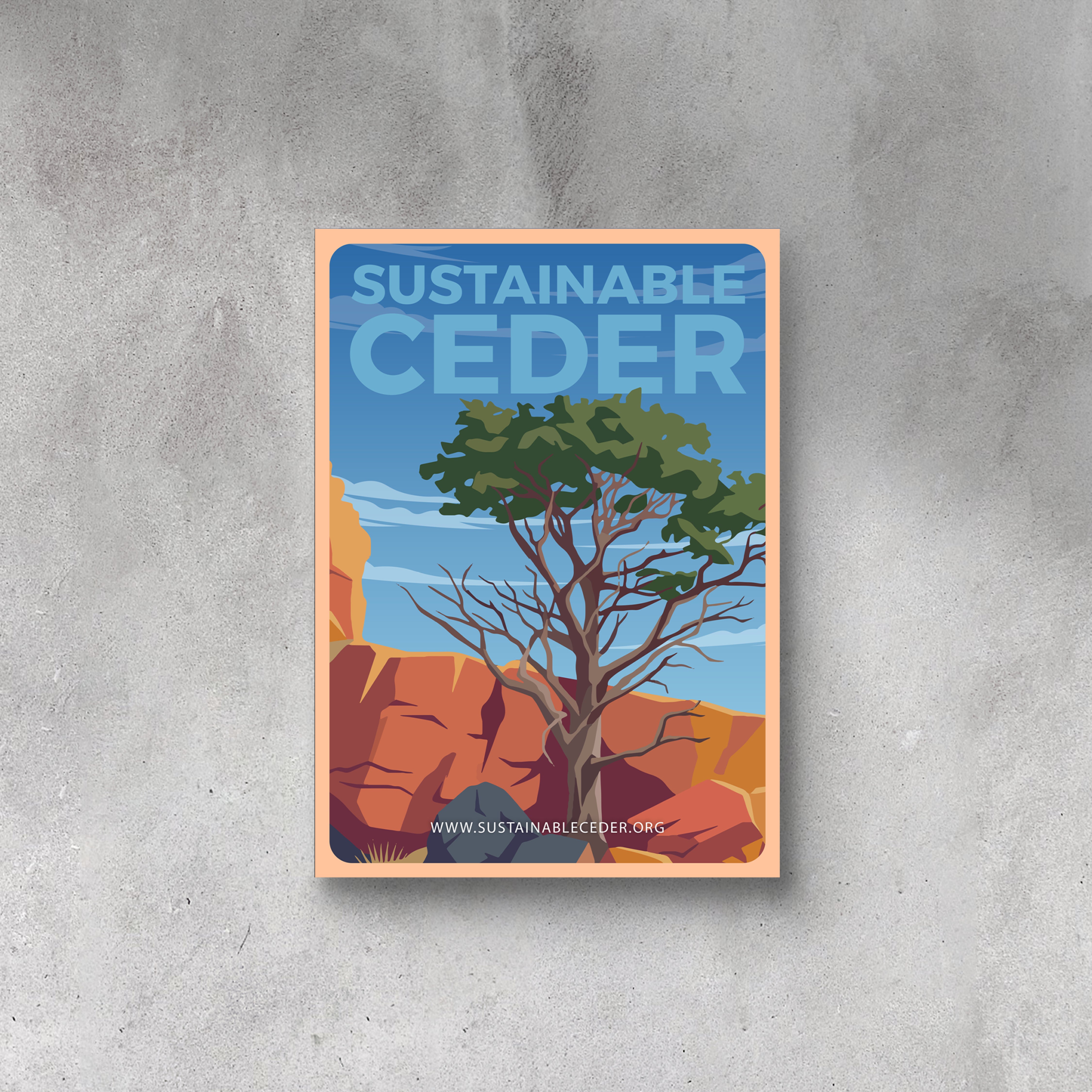 Sustainable Ceder Poster Print