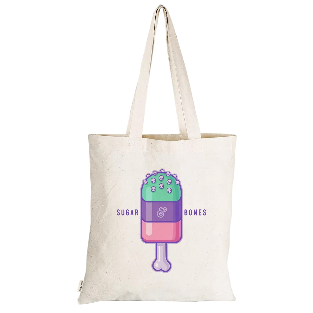 Ice Lolly Skull Sprinkles Tote
