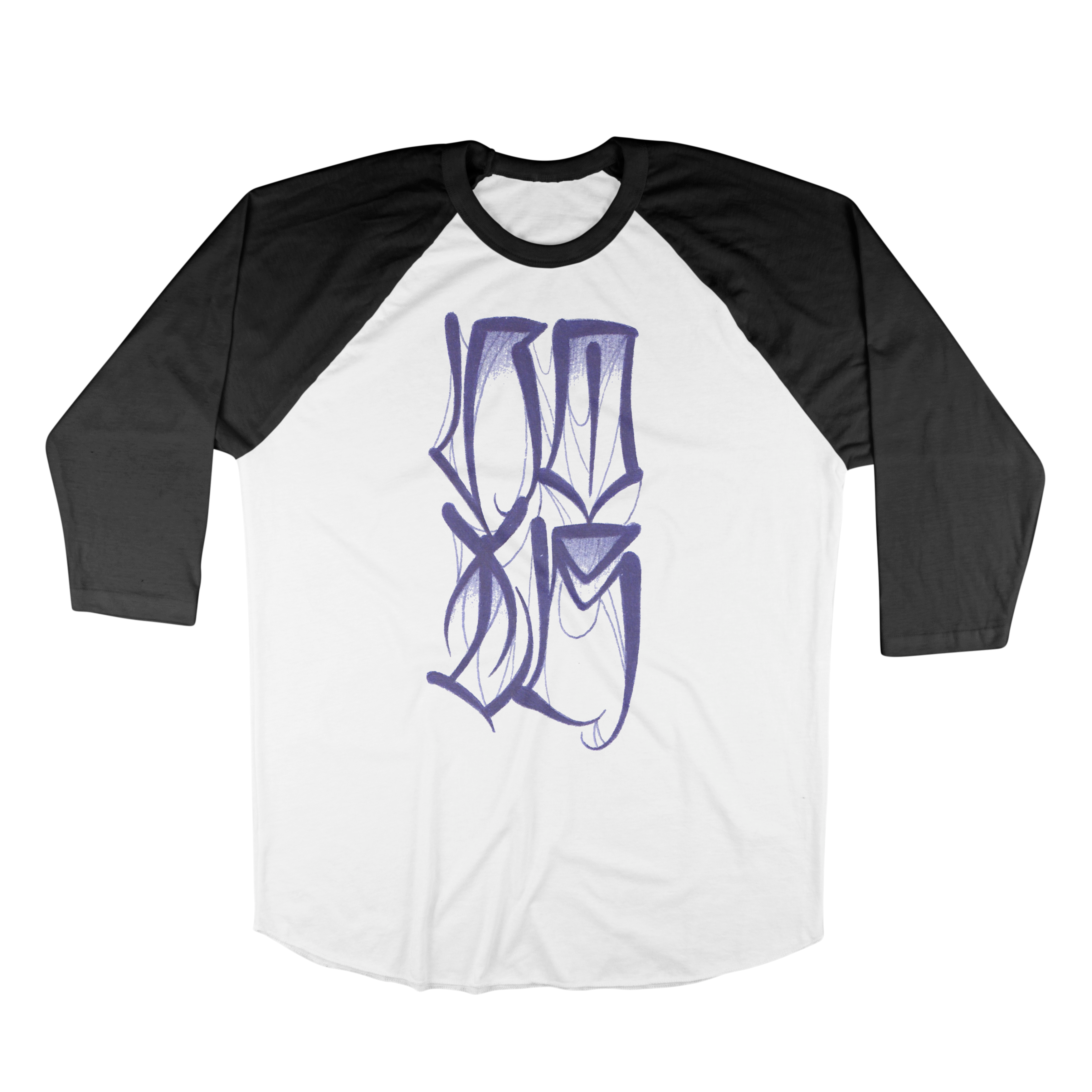 Noir Raglan